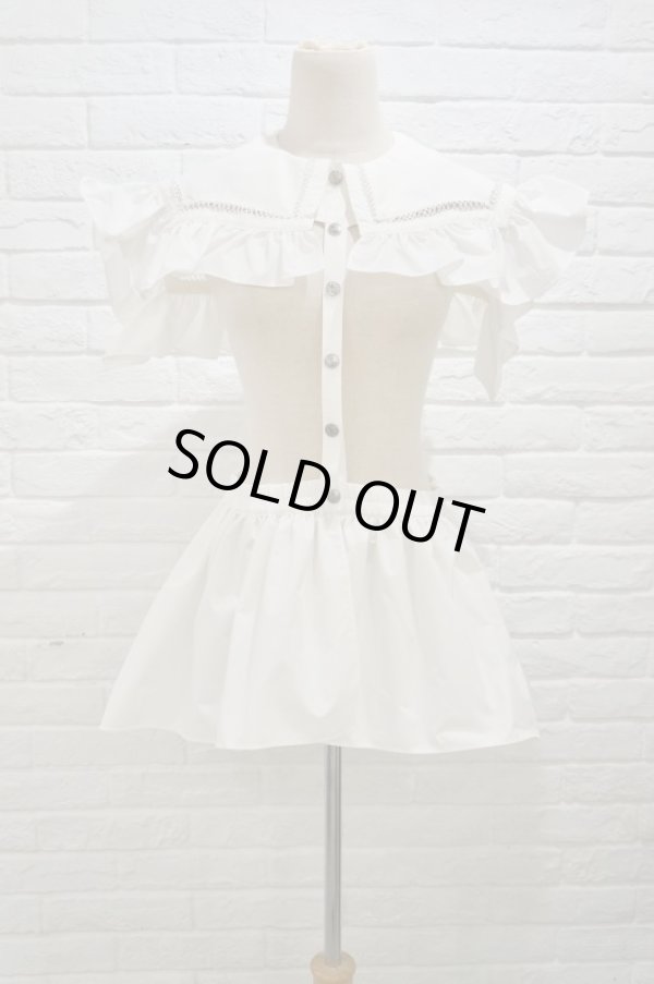 画像3: SIIILON (シーロン) Prototype epron dress white (3)