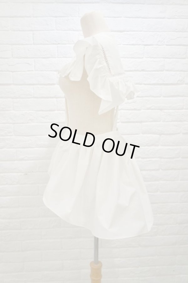 画像4: SIIILON (シーロン) Prototype epron dress white (4)