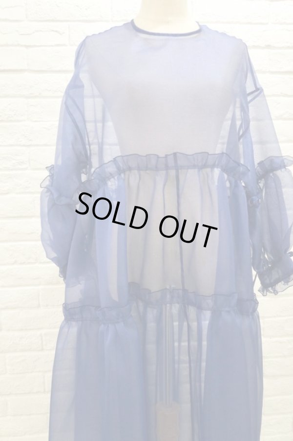 画像4: SIIILON (シーロン) See-through dress (4)