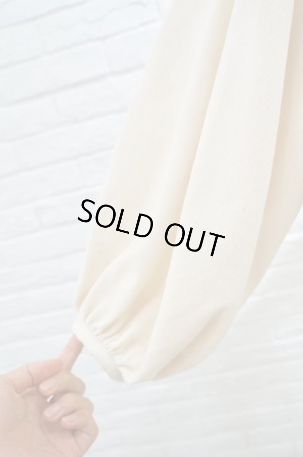 画像6: naokitomizuka (ナオキトミヅカ) Cotton Back Ribbon Dress  kinari (6)