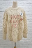 画像1: STOF NOT DEAD YET Alan Sweater  white S (1)