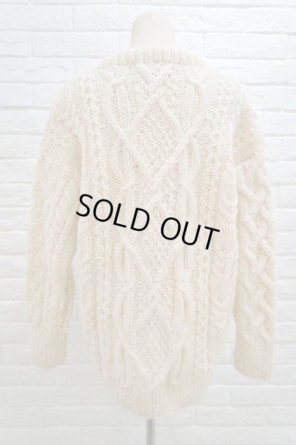 画像2: STOF NOT DEAD YET Alan Sweater  white S (2)