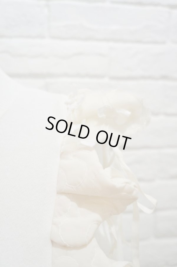 画像4: naokitomizuka (ナオキトミヅカ) Shoulder Ruffles Sweat  white (4)