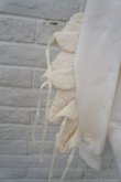 画像4: naokitomizuka (ナオキトミヅカ) Cuffs Ruffles Sweat white (4)