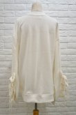 画像3: naokitomizuka (ナオキトミヅカ) Cuffs Ruffles Sweat white (3)