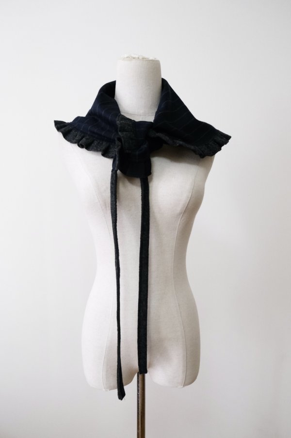 画像5: D-due  Monk Jersey stripe スカーフ (5)