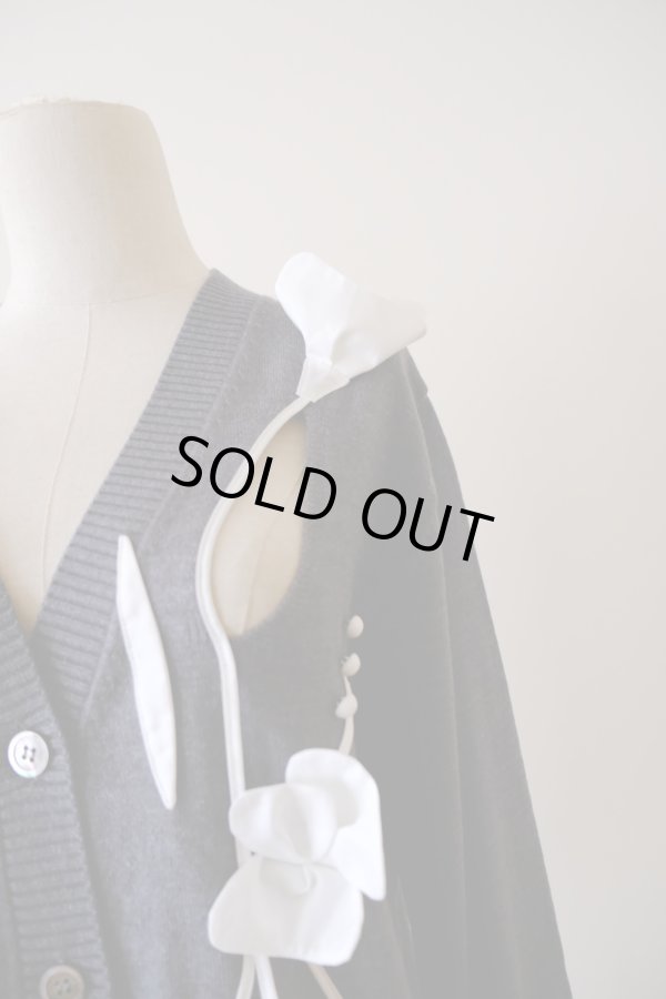 画像4: RIV NOBUHIKO (リブ ノブヒコ）PALMER FLOWER CARDIGAN grey (4)