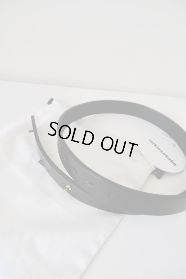 画像4: MIKIOSAKABE (ミキオサカベ) Leather Belt  (4)