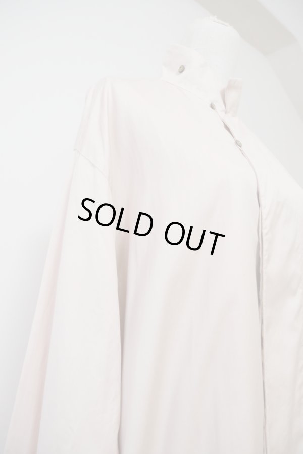 画像6: MARU TO (マルト）Opencollar Work Shirt Long PEANUT PINK (6)