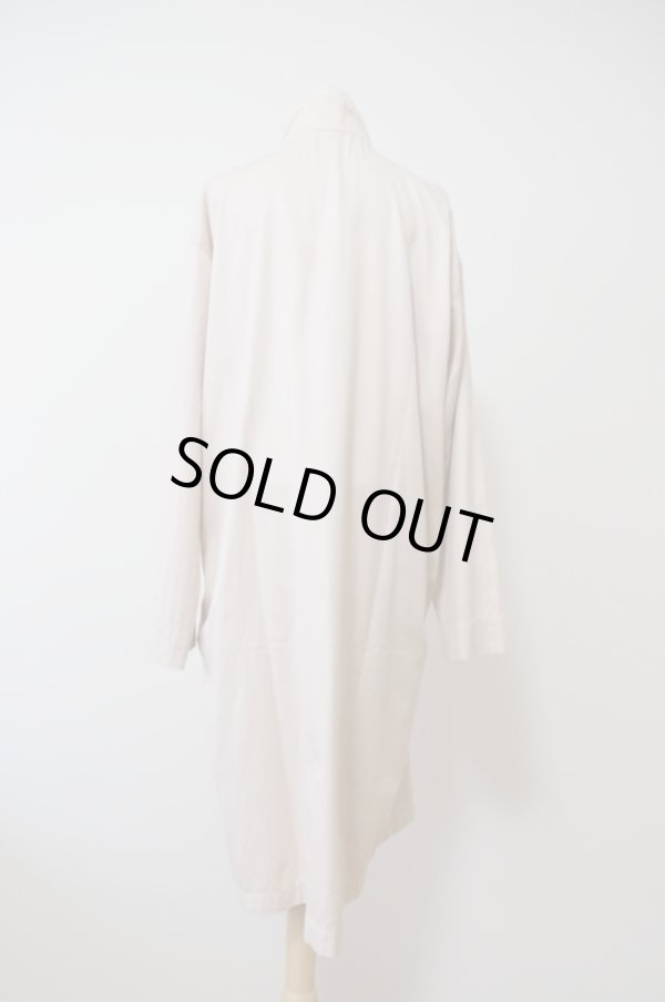 画像3: MARU TO (マルト）Opencollar Work Shirt Long PEANUT PINK (3)