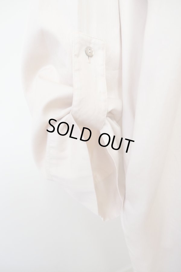 画像7: MARU TO (マルト）Opencollar Work Shirt Long PEANUT PINK (7)