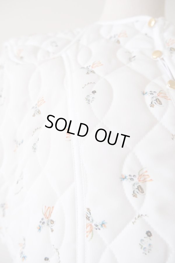 画像6: DECO depuis 1985 FLOWER QUILT VEST ivory (6)