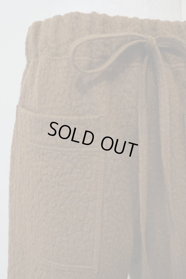 画像4: kéngo (ケンゴ) cotton wool bokomoko flare pants caramel 1size (4)