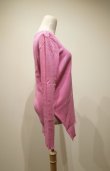 画像2: kéngo (ケンゴ) one slit RIB long tee bright pink (2)