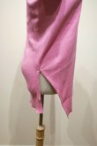 画像3: kéngo (ケンゴ) one slit RIB long tee bright pink (3)