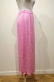 画像2: kéngo (ケンゴ) one slit RIB long skirt bright pink (2)