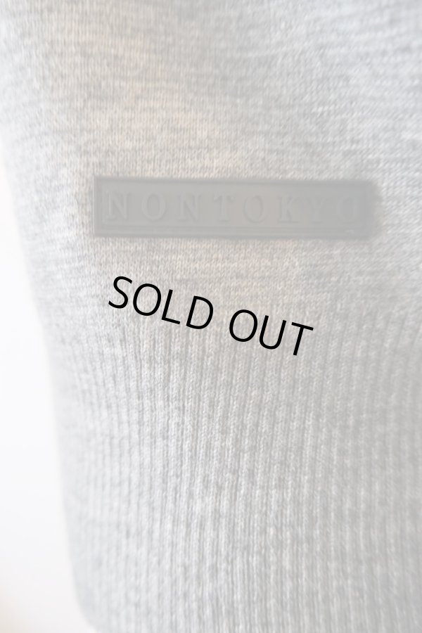 画像5: NON TOKYO RUFFLED SLEEVE KNIT grey (5)