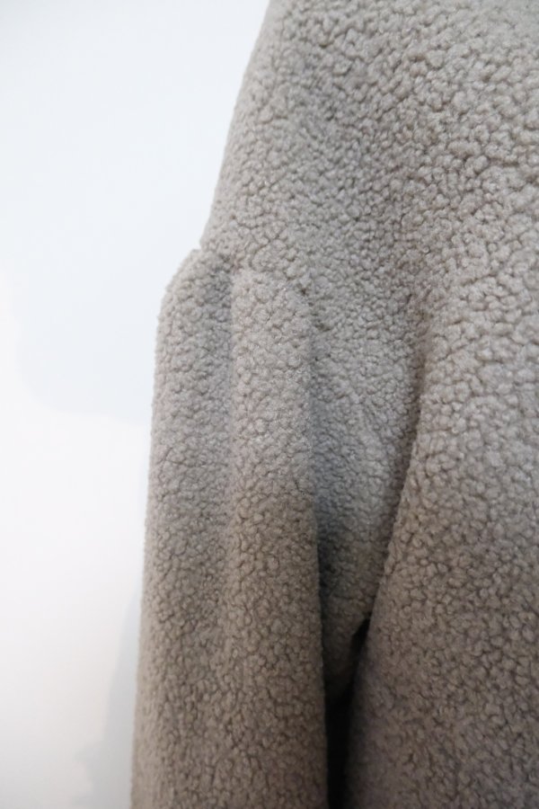 画像4: YuumiAria(ユウミアリア)BOA ZIP BLOUSON beige (4)
