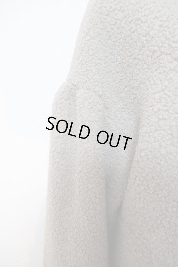 画像4: YuumiAria（ユウミアリア）BOA ZIP BLOUSON beige (4)