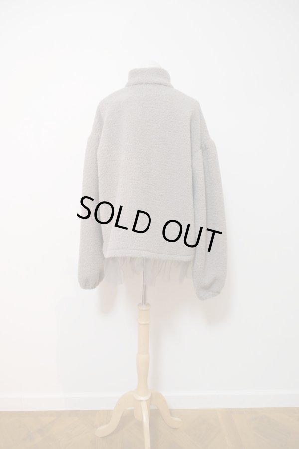 画像3: YuumiAria（ユウミアリア）BOA ZIP BLOUSON beige (3)