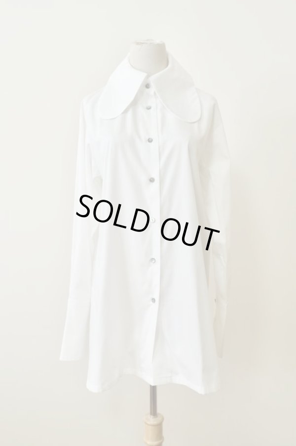 画像1: youmolaugh プリンスカラー DAY シャツ white (1)