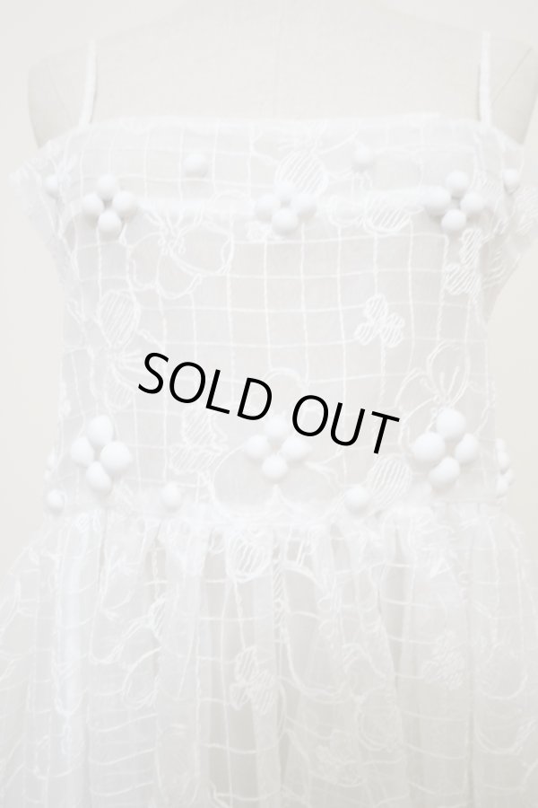 画像2: RIV NOBUHIKO (リブ ノブヒコ）ASH EMBROIDERY DRESS white (2)