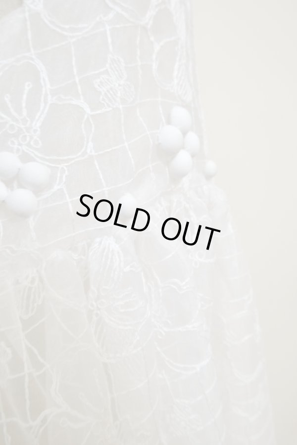 画像4: RIV NOBUHIKO (リブ ノブヒコ）ASH EMBROIDERY DRESS white (4)