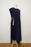 画像3: LOKITHO cord emb.long vest  navy × black (3)