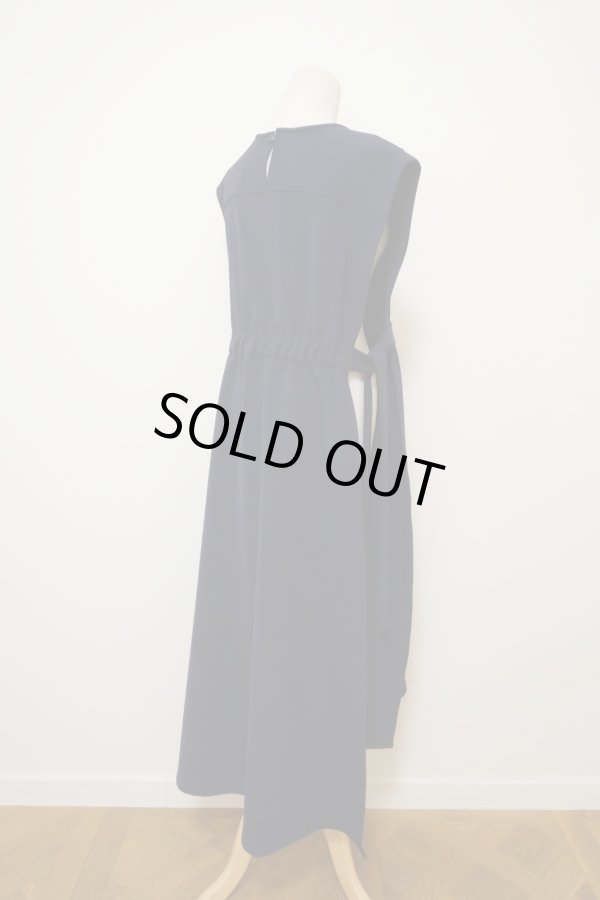 画像4: LOKITHO cord emb.long vest  navy × black (4)