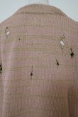 画像3: YuumiAria（ユウミアリア）mix knit cardigan pink (3)