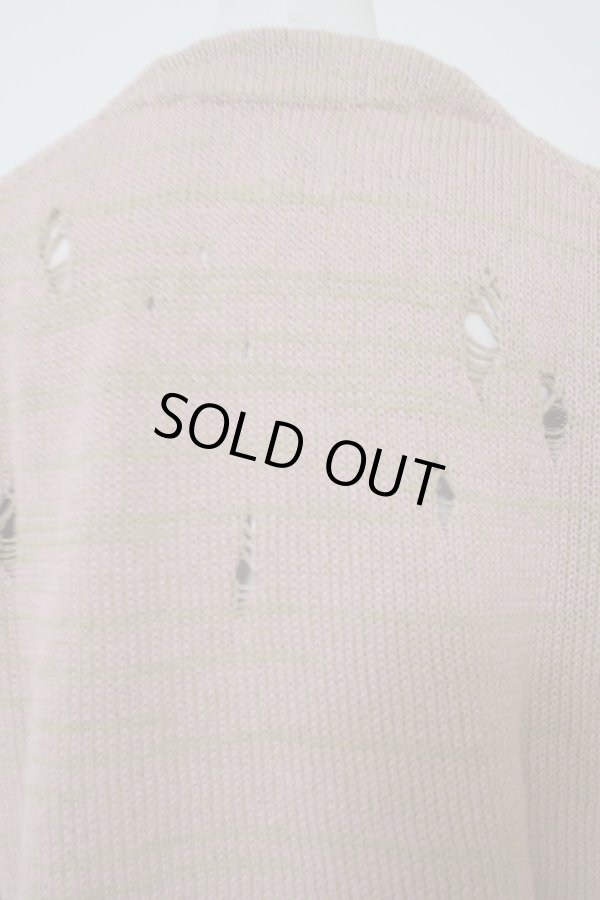 画像3: YuumiAria（ユウミアリア）mix knit cardigan pink (3)