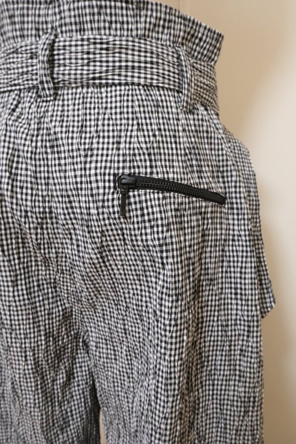 画像5: AOIWANAKA  スノーノイズギンガムチェックジャガードパンツ　2size (5)