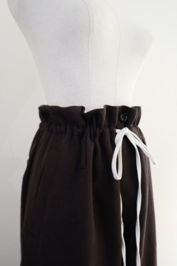画像5: MERELY MADE（ メアリーメイド）WIDE STRING PANTS /　Chocolate (5)