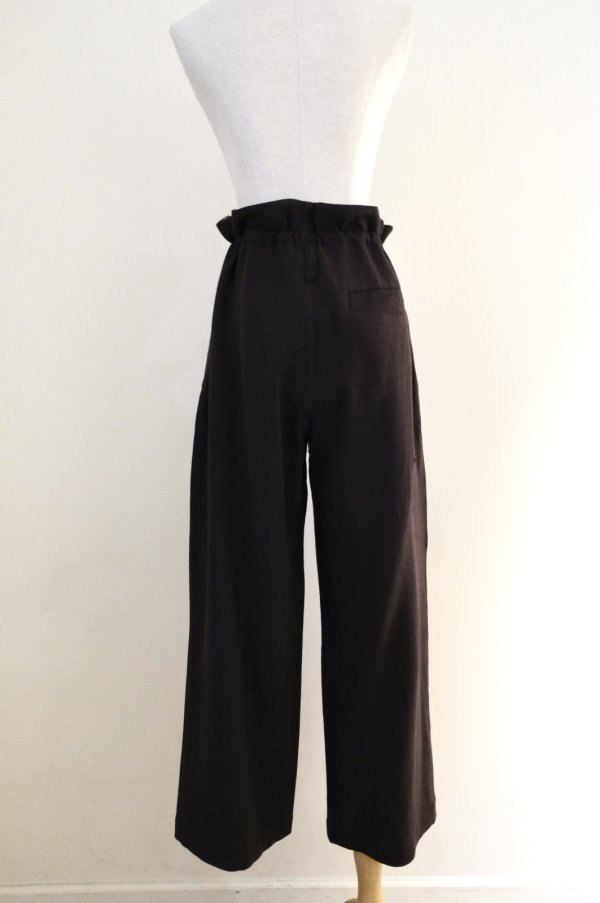 画像3: MERELY MADE（ メアリーメイド）WIDE STRING PANTS /　Chocolate (3)