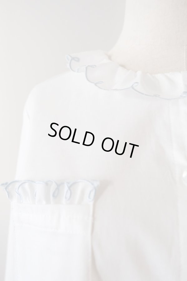 画像4: SOWA Roll blouse  white  (4)