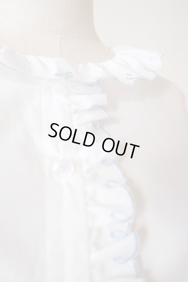 画像6: SOWA Roll blouse  white  (6)