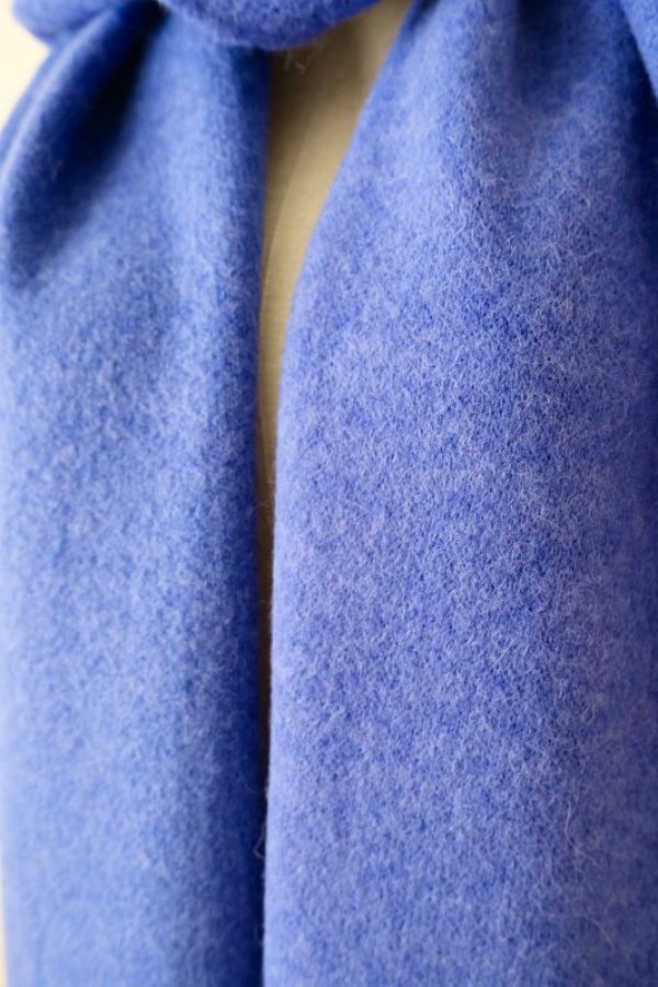 画像2: KLOKE ( クローク )Ascetic Wool Scraf Poseidon Blue (2)