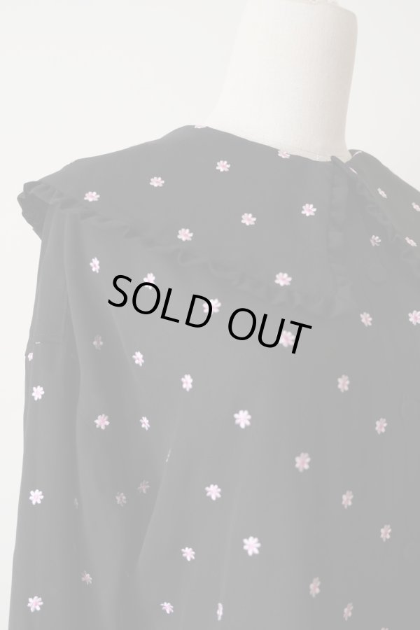 画像8: SOWA Confetti blouse black (8)