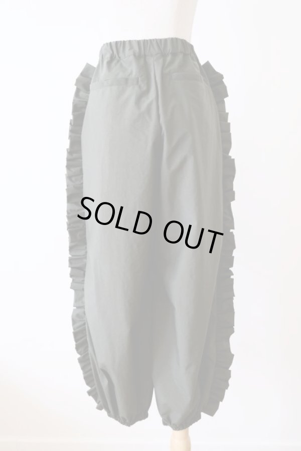 画像3: NON TOKYO FRILL TRACK PANTS Khaki (3)