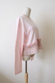 画像2: NON TOKYO PLEATS FRILL LONG C/S PINK (2)