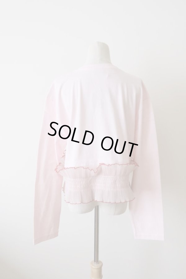 画像3: NON TOKYO PLEATS FRILL LONG C/S PINK (3)