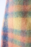 画像4: HENRIK VIBSKOV Sliced Wool Scarf Orange Checks (4)