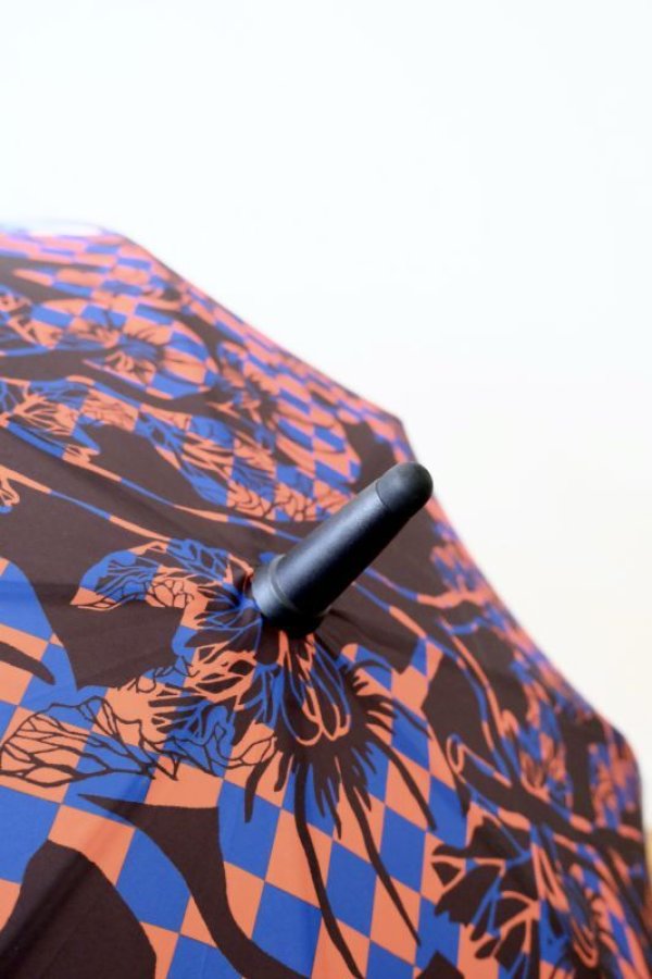 画像6: HENRIK VIBSKOV Greenhouse Umbrella　Blue Red Tomato Checks (6)