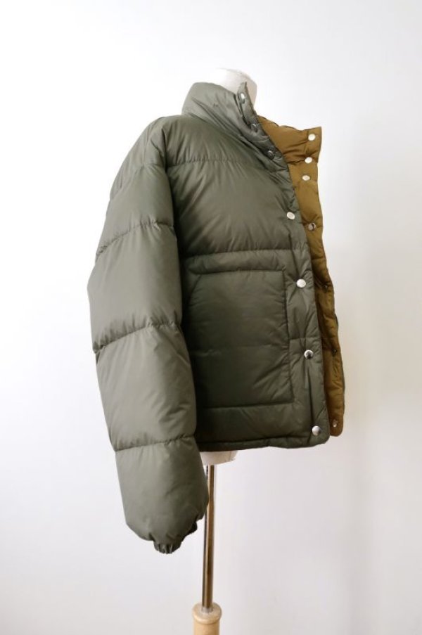 KLOKE ( クローク ) Lyceum Reversible Quilted Jacket 　Fatigue Green×Turmeric