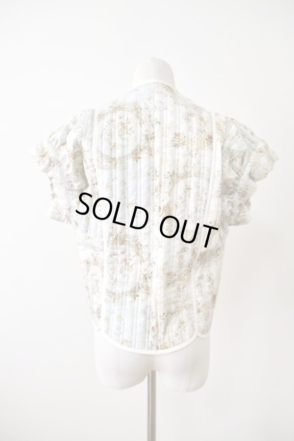 画像3: DECO depuis 1985 FLOWER QUILT PUFF SLEEVE VEST (3)
