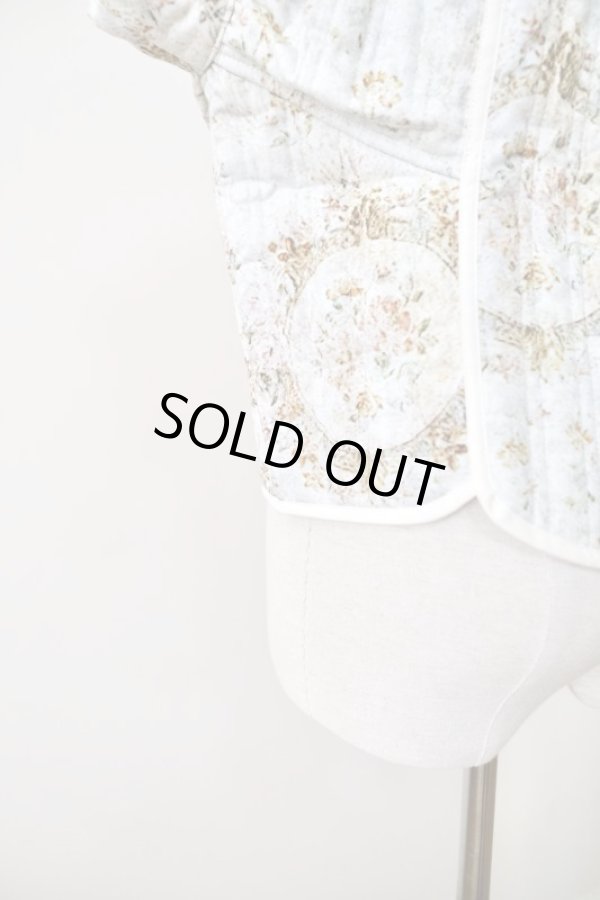 画像6: DECO depuis 1985 FLOWER QUILT PUFF SLEEVE VEST (6)