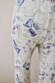 画像2: DECO depuis 1985 PRINT THERMAL PANTS  ANTIQUE FLOWER  (2)