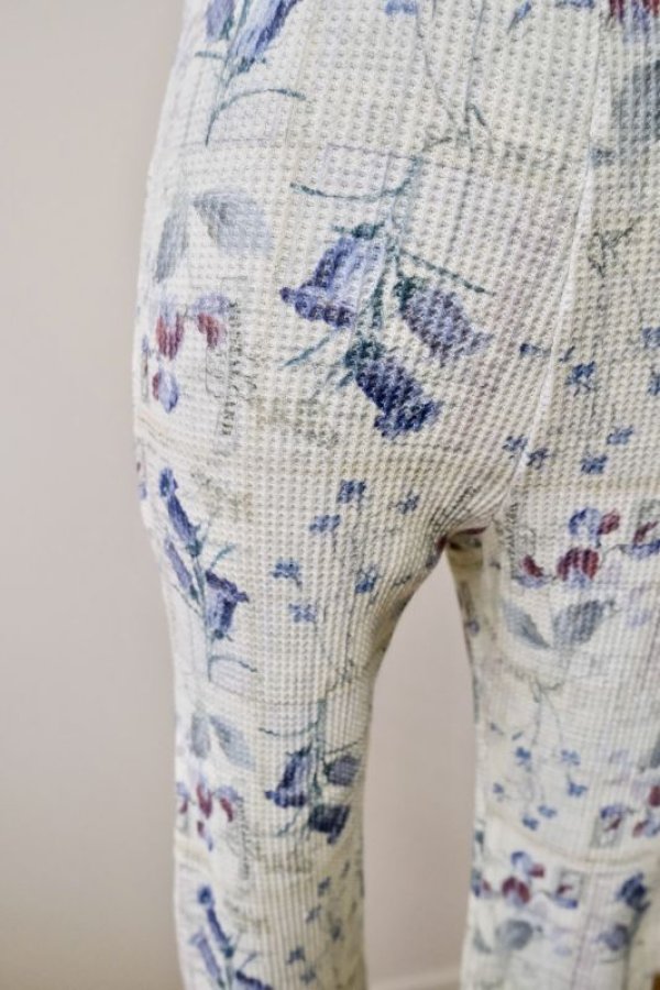 DECO depuis 1985 PRINT THERMAL PANTS ANTIQUE FLOWER - The