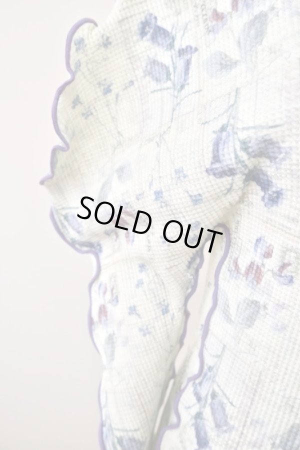 画像4: DECO depuis 1985 PRINT THERMAL UNEUNE TOPS ANTIQUE FLOWER  (4)