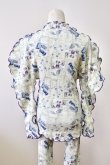 画像3: DECO depuis 1985 PRINT THERMAL UNEUNE TOPS ANTIQUE FLOWER  (3)